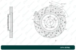 ���� ��������� ��������������� ������������� G-brake GFR-20756L ����� GFR20756L ����