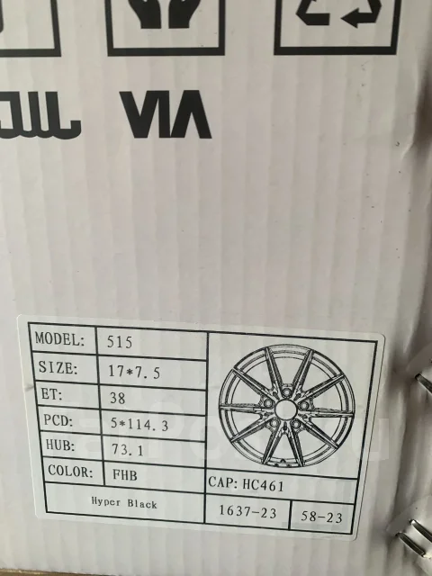 RRW RR2-H Flow Form. 7.5x17", 5x114.3, ET38, �� 73,1���. ����