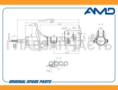 ����������� ����. ���. L Hyundai Tucson 04-10, KIA Sportage 04- AMDSA128L ����