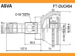 ���� �������� 29x71.6x35 FIAT Ducato 46308403 [Ftduca54] FTDUCA54 ����