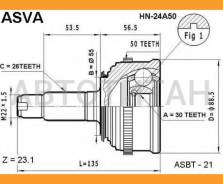 ���� ������� | ����� ����/��� | Honda/ Civic Ferio EG4/ EG8/ EK4/ EJ3 CR-V EG1 Oltia EL1/ 2/ 3 IN [HN24A50] HN24A50 ����