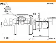 ���� ���������� | ����� ���� | 44310S10A00, 0311Crvatrh [Hnipa12] HNIPA12 ����