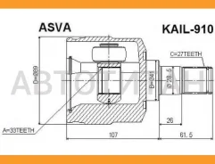���� ���������� | ����� ��� | KIA/ Sportage NEW/33*41*27 �� [KAIL910] KAIL910 ����