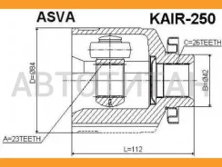 ���� ���������� ������ 23x42x26 Hyundai Tucson 2004- [KAIR250] KAIR250 ����