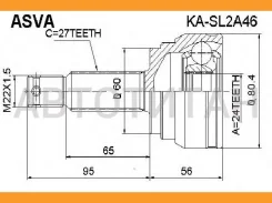 ���� ������� | ����� ����/��� | KIA/ SOUL 2008- 1, 6 4AT/24*60*27 �� KASL2A46 ����