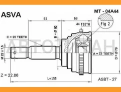 ���� ������� | ����� ����/��� | Hyundai/ KIA/ Hyundai, Mitsubishi/ /22*50*25 �� [MT04A44] MT04A44 ����
