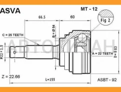 ���� �������� 22x54x25 MT12 ����