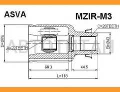 ���� ���������� | ����� ���� | Mazda/ 3/22*43*28 �� MZIRM3 ����