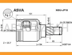���� ���������� | ����� ���� | Nissan/Sunny/ Sentra B15 1.3/ 1.5 MT/23*40*25 �� 3971102E08, 3971102A05, 3971102E07, 3971102E10 [Nsiujp16] NSIUJP16 ���...