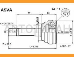 ���� ������� | ����� | Suzuki/ Escudo Vitara 1.6 2.0 94-/29*48*26 �� SZ11 ����