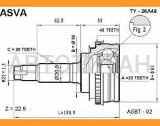 ���� ������� | ����� ����/��� | Toyota/ RAUM EXZ10 Corolla Sprinter AE-80-110 Corona Carina Caldi [TY26A48] TY26A48 ����