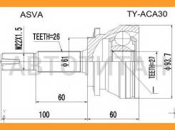 ���� ������� | ����� ����/��� | Toyota/ RAV4 2005-/27*61*26 �� [Tyaca30] TYACA30 ����