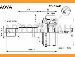 ���� ������� | ��� ����/��� | Toyota/ MARK II GX90/ GX100 Crown GS150 Altezza GITA GXE 1# Veros [Tygxa48] TYGXA48 ����