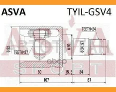 ���� ���������� (OEM-����������) | ����� ��� | Toyota/ Camry ACV40/ GSV40 2006-/27*50*24 �� [Tyilgsv4] TYILGSV4 ����