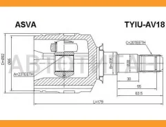 ���� ���������� | ����� ��� | Toyota/ Auris/ Hybrid (UKP) ADE15#/ NDE150/ NRE150/ ZRE15#/ ZZE15 [Tyiuav18] TYIUAV18 ����