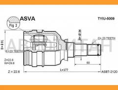 ���� ���������� | ����� ��� | Toyota/ Corolla _E9_/ Corolla II/23*34*23 �� [TYIU5009] TYIU5009 ����