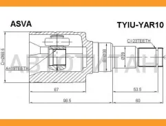 ���� ���������� | ����� ��� | Toyota/ VITZ/ Yaris/ Platz/ ECHO 1SZFE/19*38*23 �� [Tyiuyar10] TYIUYAR10 ����