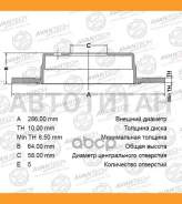 ���� ��������� ������ Subaru Forester/Impreza/Legacy/Outbac�k/XV 09/05- BR0610S ����