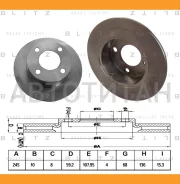 ���� ��������� ������ AUDI 80/90/100 86 BS0102 ����
