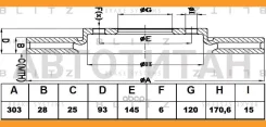 ���� ��������� ������ ������������� Mercedes Sprinter 06-/ VW Crafter 06- BS0234 ����