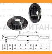 ���� ��������� ������ ������������� Chevrolet Captiva 06-/ OPEL Antara 06- [BS0228] BS0228 ����