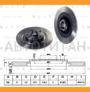 ���� ��������� ������ Renault Laguna/Latitude 07- BS0274 ����