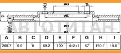 ���� ��������� ������ OPEL Vectra B 95- [BS0491] BS0491 ����