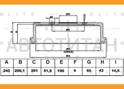 ������� ��������� Toyota Yaris 99- BT0122 ����