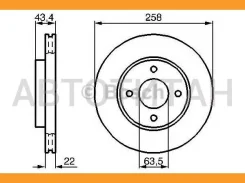 ���� ����. ���. ����. [258x22] 4 ���. FORD Focus all 98- 0986478892 ����