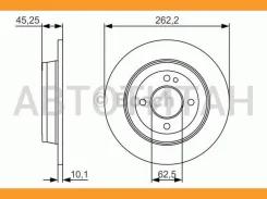 ���� ����. ���. Hyundai Solaris/KIA Rio 11/10- 0986479A44 ����