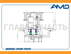 ����� ������� Chevrolet Aveo 1,4 05/05-/ Daewoo Lanos 1,4/1,5 05/97- AMDPW27 ����