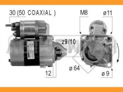 ������� 12V 0,9 Kw FIAT Doblo/Grande Punto 07- 220376 ����