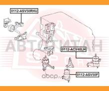 ����� ��������� ������� | ���� | Camry 2AR-FE 2,5 2011 ASVA 0112ASV50RHU 0112ASV50RHU ����
