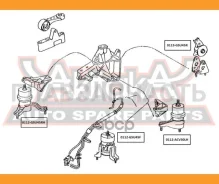 ����� ��������� �����. Toyota/Lexus Toyota Highlander GSU40/45 2007-2013 0112GSU45F ����