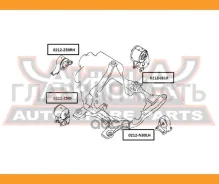����� ��������� ����. Infiniti/Nissan Nissan Teana J31 2003-2008 0212J31R ����