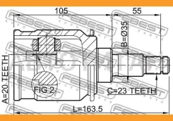 ���� ���������� 20x35x23 | ��� ����/��� | Hondacr-V I-DTEC RE6, CR-V RE4, Accord TF1, CR-V I-CTDI RE6, CR-V RM2, [0311Relhr] 0311RELHR ����