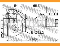 ���� �������� 21x53.2x25 | ����� ����/��� | [2110FUS] 2110FUS ����
