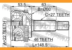 ���� �������� 22x60x27 | ����� ����/��� | KIA, Hyundaicerato, Forte 16 (Russia), Cerato, Forte 16, Cerato, Forte, [2210CERA46] 2210CERA46 ����