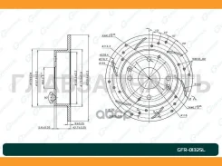 ���� ��������� ��������������� G-brake GFR-01325L ����� [GFR01325L] GFR01325L ����