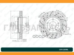 ���� ��������� ��������������� ������������� G-brake GFR-20791L ����� [GFR20791L] GFR20791L ����