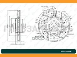 ���� ��������� ��������������� ������������� G-brake GFR-21832R ������ [GFR21832R] GFR21832R ����