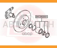 ��������� ������� ������ (��������) | ��� ����/��� | Peugeot/ 308/ Partner/ 3008 DAC30620051 ����