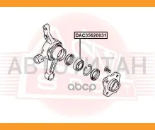��������� ��������� ������ (35x61.8x31) Suzuki Baleno/Esteem SY413/SY415/SY416/SY418/SY419 1995-2001 ASVA DAC35620031 DAC35620031 ����