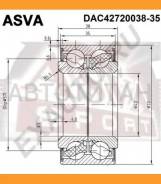 ��������� ��������� �������� (42x72x38x35) ASVA DAC4272003835 DAC4272003835 ����