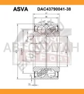 ��������� ��������� �������� (43x79x41x38) ASVA DAC4379004138 DAC4379004138 ����