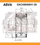 ��������� ��������� �������� Hyundai Santa FE 2000- ASVA DAC4584004139 DAC4584004139 ����