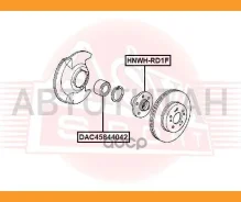 ��������� ��������� �������� 45x84x40x42 Honda Accord CF3/CF4/CF5/CL1/CL3 1998-2002 ASVA DAC45844042 DAC45844042 ����