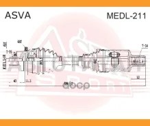 ������ �������� ����� 34X520X35 MEDL211 ����