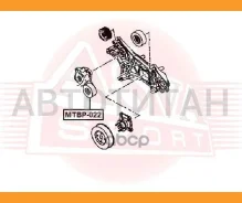 ����� �������� ��������� ������������ Mitsubishi/ L200 ASVA MTBP022 MTBP022 ����