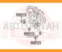 ����� �������� ���������� ����� Nissan/ Murano Z51 2007- NSBP015 ����